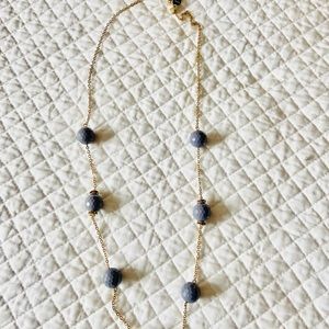 Long JCrew Necklace-Periwinkle